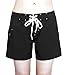 COCOSHIP Women's Boyleg Drawstring Beach Bottom Pants Swim Board Stretch Short(FBA)