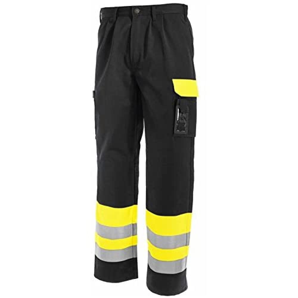 Blakläder 158418603399D128 Size D128 Cl.1 "High Vis" Trousers - Yellow/Black