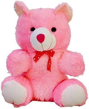 Click4deal Long Huge Loveable Hugable Playable Soft Teddy Bear Best for Someone Really Special Pink (Small)