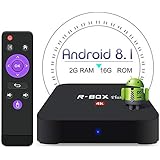 BetterLife88 Android 8.1 TV Box - 2GB RAM 16GB ROM Rockchip RK3328 Quad Core 64 Bits Processor 3D 4K Full Loaded Android TV Box