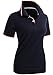 CLOVERY Women's POLO Shirts Short Sleeve Point Design Shirt