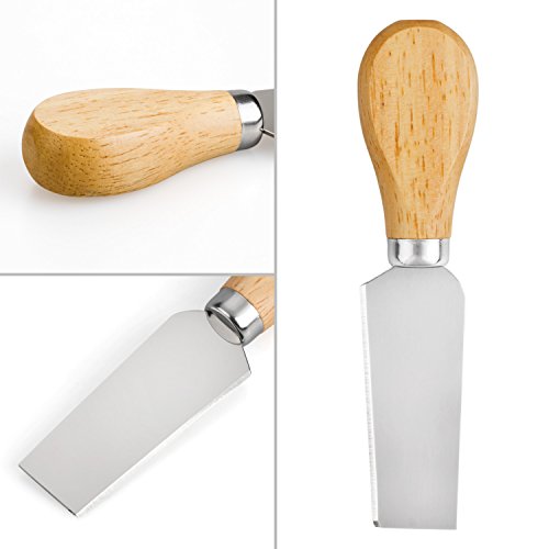 4 Cheese+Knives+Stainless+include+Spatula