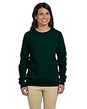 Gildan womens 8 oz. Heavy Blend 50/50 Fleece Crew (G180FL)