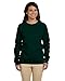 Gildan G180FL Ladies Heavy Blend Fleece Crew - Forest Green - L