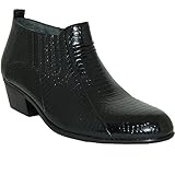 2 Inch Cuban Heel Leather Line Boot