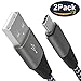 USB Type C Cable, Xcords 2Pack 6FT Nylon braided Premium Fast Charging for S9/S9+, S8/S8+, Galaxy Note 8 S8,Google Pixel, LG V30 V20 G6 5, Nintendo Switch, OnePlus 5 3T 2(Black)