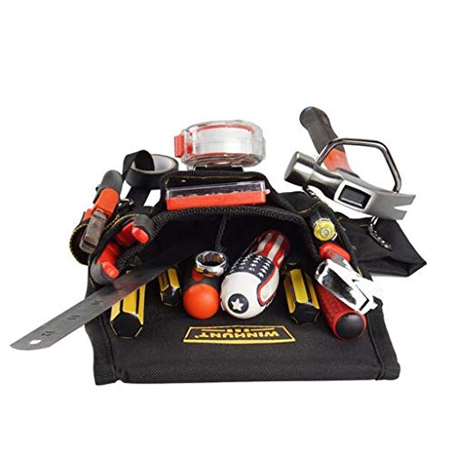 LOVIVER Werkzeugtasche Werkzeug-Gürteltasche Hüfttasche Werkzeuggürtel für Werkzeug Hammer und Zubehör – Bild 6