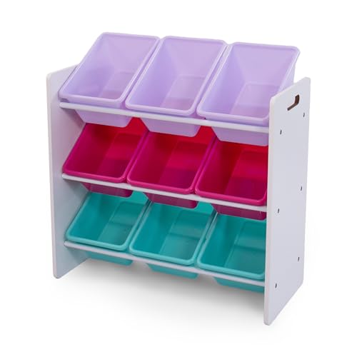 Humble Crew Toy Storage Organizer with 9 Removable Storage Bins for Kids Playro…