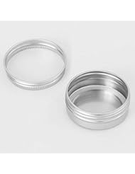 Othmro Tiny Tins Round Aluminum Cans Screw Lid 1Pcs 200ml(6.8oz) Round Edges Easy to Open and Close