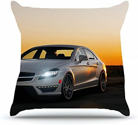 Ysbcbmn Throw Pillowcase 18x18 Inches Cotton Pillowcases Decorative Pillow Cover Case with Hidden Zipper Decor Cushion Covers - Nature Desert sunsets desert mercedes benz Nature Desert For Bedding Ro