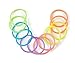 Neliblu Let Them Glow! Glow in The Dark Rubber Bangle Bracelets - Bulk Pack of 12 Bracelets Great for Stocking Stuffers, Birthday Parties, Party Favors, Party Supplies, Award Boxes.