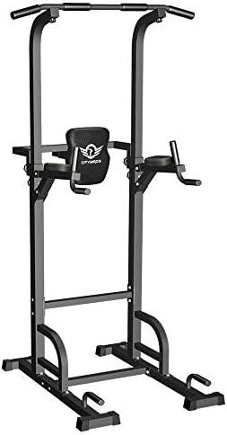 Sportsroyals ぶら下がり健康器 懸垂マシン チンニングスタンド 耐荷重180kg 安定性確保最新デザイン 人間工学設計 高さ調節可 トレーニング器具 組立動画付き 日本語説明書 一年保証付き