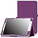 MoKo Samsung Galaxy Tab E 9.6 Case - Slim Folding Cover for Samsung Galaxy Tab E Wi-Fi / Tab E Nook 9.6-Inch Tablet Verizon 4G LTE Version, PURPLE (NOT FIT Tab E 8.0 inch Tablet)