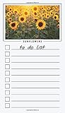 To Do List Notepad: Sunflowers, Checklist, Task