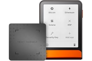 Ledger Flex Touchscreen Signer - The New Standard for intuitively Managing All Your Digital Assets & Identity in one Secure Place with Ledger Wallet (Bitcoin Orange)