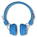 GranVela X2 Foldable On-Ear Wireless Headphones Support Bluetooth Micro SD Card Player, FM Radio with Built-in Microphone Calls for Kids Earphones, gift, Smartphones (Blue)
