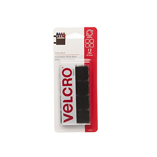 Velcro brand - sticky back - 7/8" squares, 12 sets…