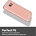 For Galaxy S6 Edge Plus Case,JOBSS Hybrid Luxury Shockproof Armor Back Ultra-thin Case Cover Removable case for Samsung Galaxy S6 Edge Plus Rose Gold