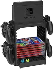 Homebase für Nintendo Switch Aufbewahrung Ständer inkl. Schublade, Platz für Controller und Spiele