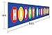 Maplelon Large Happy Birthday Banner, Outdoor Colorful Bday Sign, Huge Rainbow Birthday Decoration for Him Her