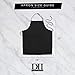 DII Everyday Basic Kitchen Collection, Waist Apron Set, White 2 Piece
