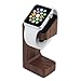 eLander Handcrafted Wood Stand Bracket Docking Station Cradle Holder for All Apple Watch Models Compatible with 38/42mm Series 3 Series 2 Series 1 Sport and Edition (100% Walnut)
