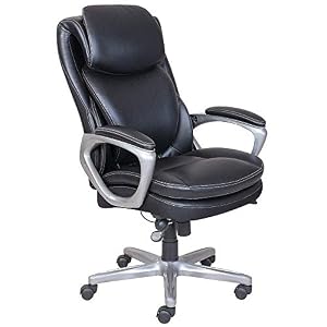 Serta Smart Layers Arlington AirManager Chair, Black