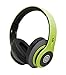 iJoy Matte Finish Premium Rechargeable Wireless Headphones Bluetooth Over Ear Headphones Foldable Headset with Mic (SRG-Lime) primary
