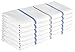 Estilo Premium Quality Kitchen Dish Towels, Commercial Grade, Low Lint, 14 X 25 Inch (12 Pack)