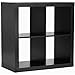 Better Homes and Gardens Square 4-Cube Organizer - MDF and Particle Board (Solid Black) (Solid Black)