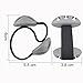 ProCIV Cable Clips, Desktop Cable Organizers, Cable Drop Organizer & Management System for Wires, Desktop & Computer, Electrical, Charging, Mouse, USB Cord, Set of 2 (Black/Grey)