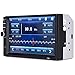 Double Din Car Stereo, Ewalite 7 inch Touch Screen In Dash Car Radio Receiver Audio Video Player Supports Bluetooth FM Mp3 MP5/TF/USB/AUX/Subwoofer with Rear View Camera + Remote Control