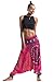 Harem Pants Unisex Tribal Chakra Jumpsuit Harem Pants for Men & Women in Pink,Pink,One Size