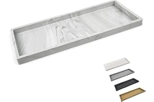 Countertop and Vanity Tray - 11.7" Silicone Bathroom Tray Countertop, Dish Soap Trays for Kitchen Counter, Sink Organizer Acc