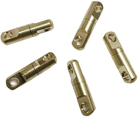 River Peak リバーピーク 手作りランディングネット素材 真鍮製ヒートン 回転式 金メッキ 5個セット B00e36mlx6