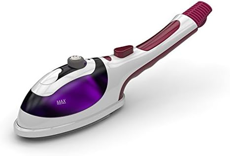 MOZIX Clothes Steamer - Hand held Steamer with 130ML Capacity for Home &amp; Travel Ideal for Clothes, Curtains, Carpets - Powerful Garment Steamer for Clothes Travel Steamer Portable Steamer (Purple)