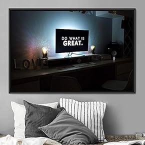 signwin Framed Canvas Wall Art Pressed Quotes 3D...