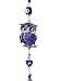 Blue Evil Eye Owl Car or Wall Decor Charm Hanging for Protection (with a Betterdecor Pouch)-25