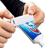 Toothpaste Squeezer Tube Roller Winder - Economical, Saves Toothpaste, Creams, Paint & More - Puts an end to Waste - Simple and Practical for Every Home by Smart House Inc