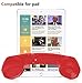 Feeko Retro Handset, Cell Phone Handset Retro Telephone Handset Radiation Proof Handset Receiver 3.5mm for iPhone, iPad, Smartphone, Computer (Red)