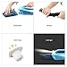 Reserwa Car Vacuum 12V 80W Wet Dry Car Vacuum Cleaner 2 in 1 Portable Car Vaccum Handheld Vacuum Car 14.7FT(4.5M) Power Cord with LED Light One Carry Bag and One Cleaning Brush (Blue)
