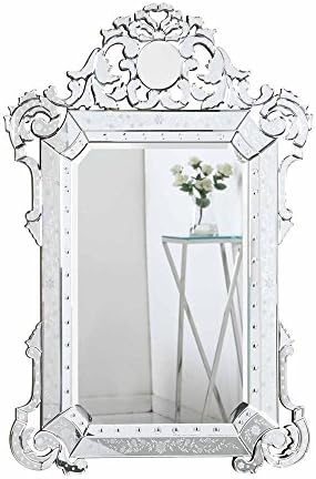 Elegant Lighting Venetian Clear Mirror, 39.25" by 1" by 55.25"