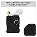 5-Piece Travel Packing Cubes - Premium Rolling and Carryon Luggage Organizer - Black