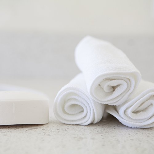 Puj Infant Bath Gift Set, White, Newborn to 6 Months