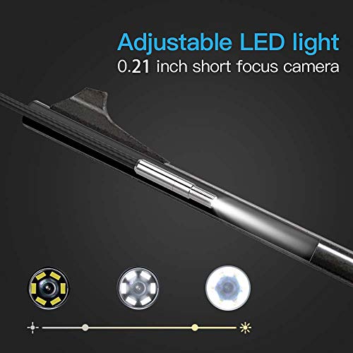 Rifle Borescope, 0.2 Inch Gun Barrel Bore Scope with SemiRigid Cable