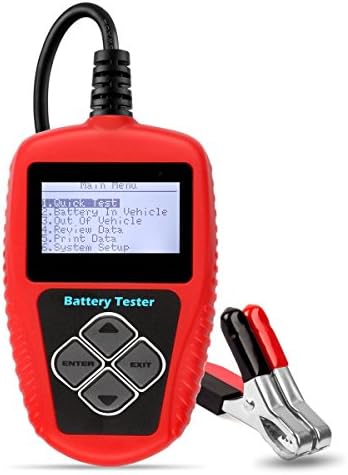 Oxygentle 100-2000 CCA Cold Cranking Amps 12V Car Vehicle Battery Load Tester Automative Digital Battery Analyzer Diagnostic Scan Tool Scanner Bad Cell Test Tool