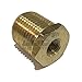 EDGE INDUSTRIAL Brass REDUCING HEX Bushing 1/2