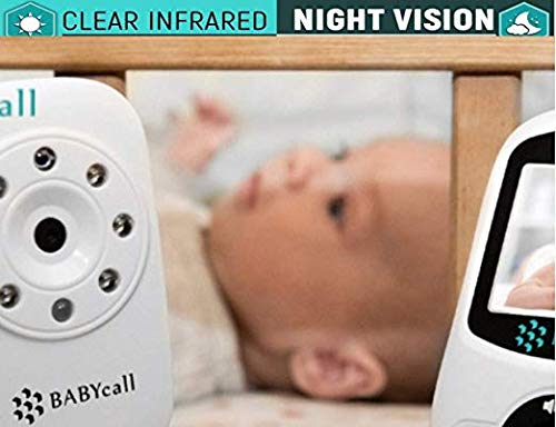 Video Baby Monitor with Camera - Upgrade 2019 Model of Monitoring System with Night Vision, Two Way Audio, Temperature detectors - Long Range Wireless Monitoring by BABYcall - Thumbnail 6
