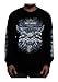 Harley-Davidson Men's Gauntlet Eagle Long Sleeve Crew Neck Shirt, Black