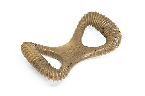 Benebone Dental Durable Dog Chew Toy for Aggressive Chewers, Real Bacon, Made in USA, Medium